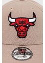 Kapa sa šiltom New Era 9Forty Chicago Bulls boja: bež, s aplikacijom, 60435239