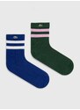 Čarape Lacoste 2-pack boja: zelena