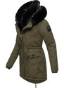 NAVAHOO Zimska parka 'Sweety Deluxe' kaki / crna