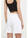Kratke hlače Colmar za žene, boja: bijela, bez uzorka, visoki struk
