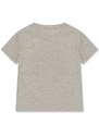 Dječja pamučna majica kratkih rukava Konges Sløjd boja: siva, s tiskom