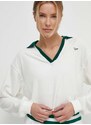 Dukserica Reebok Classic Retro Court za žene, boja: bijela, s uzorkom, 100076084
