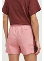 Kratke hlače Columbia Painted Peak za žene, boja: ružičasta, s aplikacijom, visoki struk, 2076071