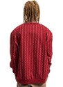 Karl Kani Sweater majica tamno crvena / bijela