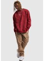 Karl Kani Sweater majica tamno crvena / bijela
