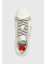 Kožne tenisice Love Moschino boja: bijela, JA15512G0IIAC10A