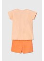 Dječja pamučna pidžama zippy 2-pack boja: narančasta, s tiskom