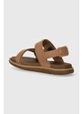 Kožne sandale Teva Madera Slingback za žene, boja: smeđa, 1152570