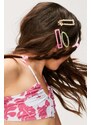 Dječji dvodijelni kupaći kostim Roxy TOTALLY ICONIC boja: ružičasta