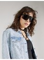 Karl Lagerfeld Prijelazna jakna plavi traper / srebro