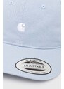 Pamučna kapa sa šiltom Carhartt WIP Madison Logo Cap s aplikacijom, I023750.0ROXX