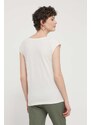 Majica kratkih rukava Billabong za žene, boja: bež, EBJZT00241