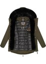 NAVAHOO Zimska parka 'Sweety Deluxe' kaki / crna