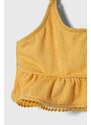 Dječji dvodijelni kupaći kostim zippy boja: žuta