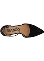 Salonke od brušene kože Bianco BIADEVIVED boja: crna, s debelom potpeticom, 2450105