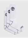 Čarape Timberland 3-pack boja: bijela, TB0A2PTZ1001