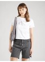Calvin Klein Jeans Majica siva / bijela