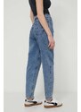 Traperice Tommy Jeans za žene, visoki struk, DW0DW17621