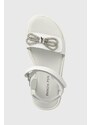 Dječje kožne sandale Patrizia Pepe boja: bijela