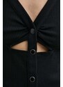Majica dugih rukava Pinko za žene, boja: crna, 103570 A1X4