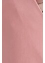 Hlače Drykorn DESK za žene, boja: ružičasta, ravni kroj, visoki struk, 130014 80754