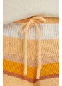 Kratke hlače Billabong Sol Time za žene, boja: narančasta, s uzorkom, visoki struk, ABJNS00272