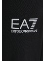 Donji dio trenirke EA7 Emporio Armani boja: crna, s tiskom