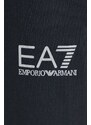 Donji dio trenirke EA7 Emporio Armani boja: tamno plava, s tiskom