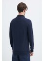 Pamučni pulover Timberland boja: tamno plava, lagani, TB0A2BMM4331