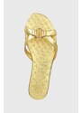 Kožne natikače Lauren Ralph Lauren Emmy za žene, boja: zlatna, 802935538002