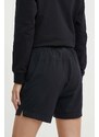 Kratke outdoor hlače Mammut Massone Sport boja: crna, bez uzorka, srednje visoki struk