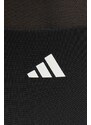 Biciklističke kratke hlače adidas Performance boja: crna, s tiskom, visoki struk, IP9962