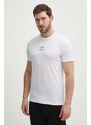 Majica kratkih rukava Colmar za muškarce, boja: bijela, s tiskom