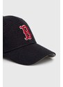 Dječja kapa sa šiltom 47 brand MLB Boston Red Sox boja: tamno plava, s aplikacijom, BMVP02WBV