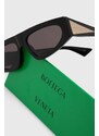 Sunčane naočale Bottega Veneta za žene, boja: crna, BV1277S