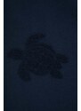 Pamučni ručnik Vilebrequin SANTAH boja: tamno plava, STHU1201