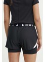 Kratke hlače Under Armour za žene, boja: crna, 1351981
