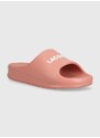 Natikače Lacoste Serve Slide 2.0 za žene, boja: ružičasta, 47CFA0020