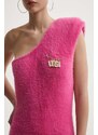Haljina UGG boja: ružičasta, mini, uska, 1159570