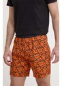 Pamučna pidžama Guess boja: crna, s uzorkom, U4GX03 KBZG0
