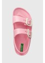 Dječje sandale United Colors of Benetton boja: ružičasta