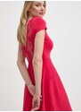 Haljina Morgan RMBELLE boja: ružičasta, mini, širi se prema dolje, RMBELLE