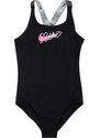 Nike Swim Sportski kupaći roza / crna / bijela