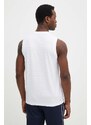 Majica kratkih rukava Lacoste za muškarce, boja: bijela