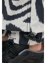Hlače za trening adidas by Stella McCartney boja: siva, s uzorkom, IN3611
