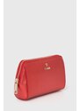 Kožna kozmetička torbica Furla boja: crvena, WE00449 BX2658 2673S