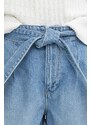 Traper kratke hlače Pepe Jeans A-LINE SHORT UHW VINTAGE za žene, bez uzorka, visoki struk, PL801119