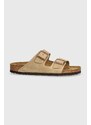 Natikače od nubuk kože Birkenstock Arizona boja: smeđa