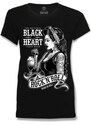 Ulična majica žensko - PIN UP SHAKE - BLACK HEART - 12900