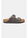 Natikače od nubuk kože Birkenstock Arizona boja: siva, 1027046